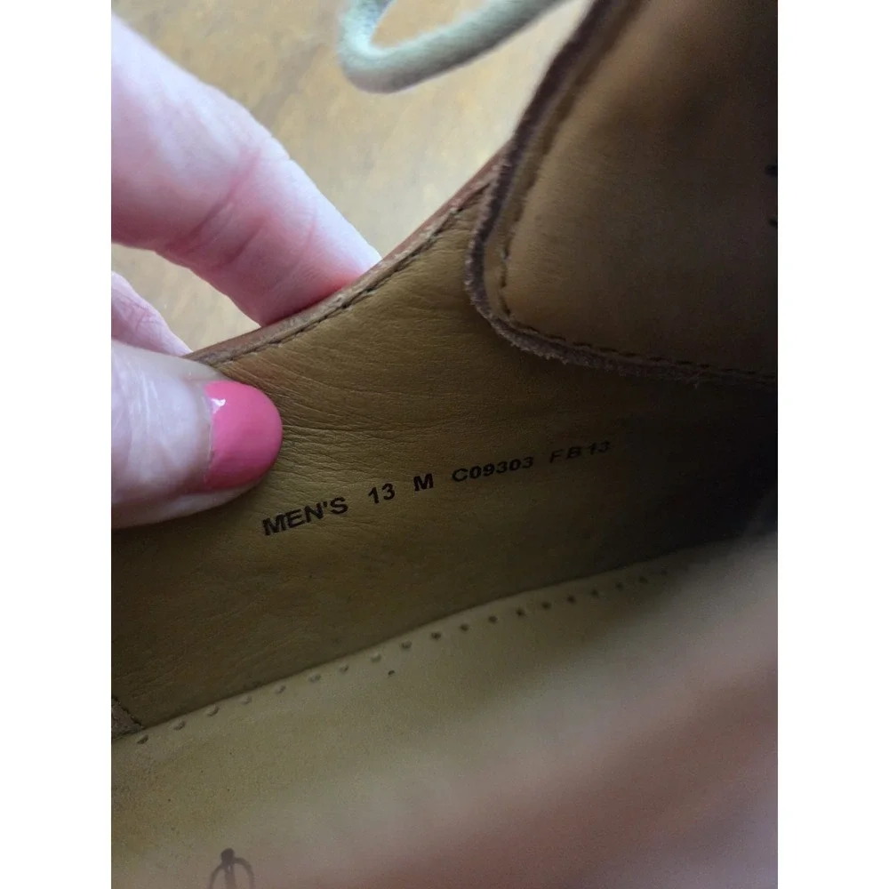 Cole Haan Wingtip Dress Shoes Men's Sz 13 Oxfords CO9303 573141 British‎ Tan